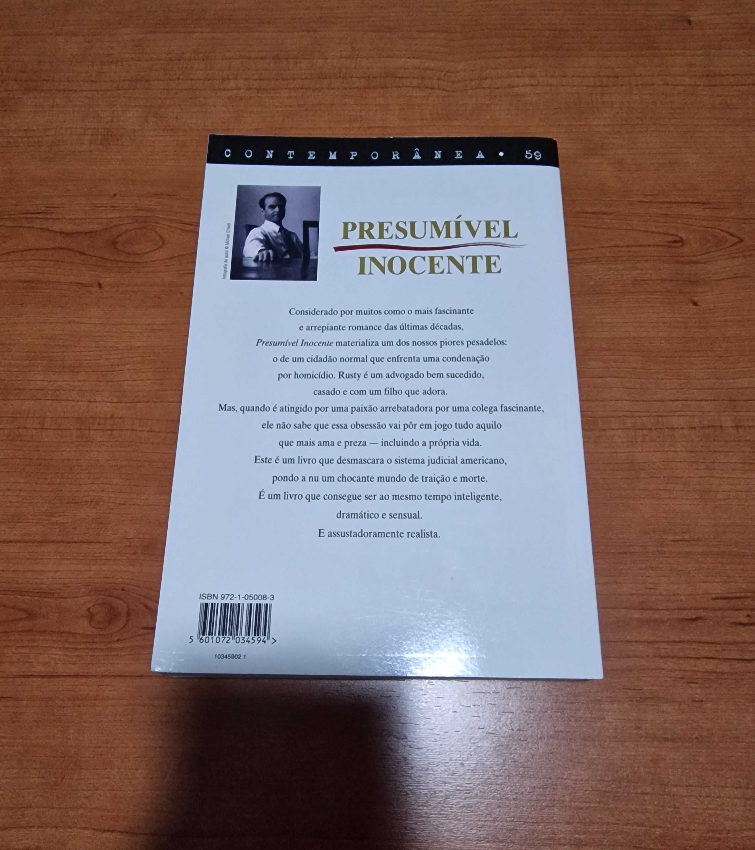 PRESUMÍVEL INOCENTE - de Scott Turow (o sistema judicial americano)