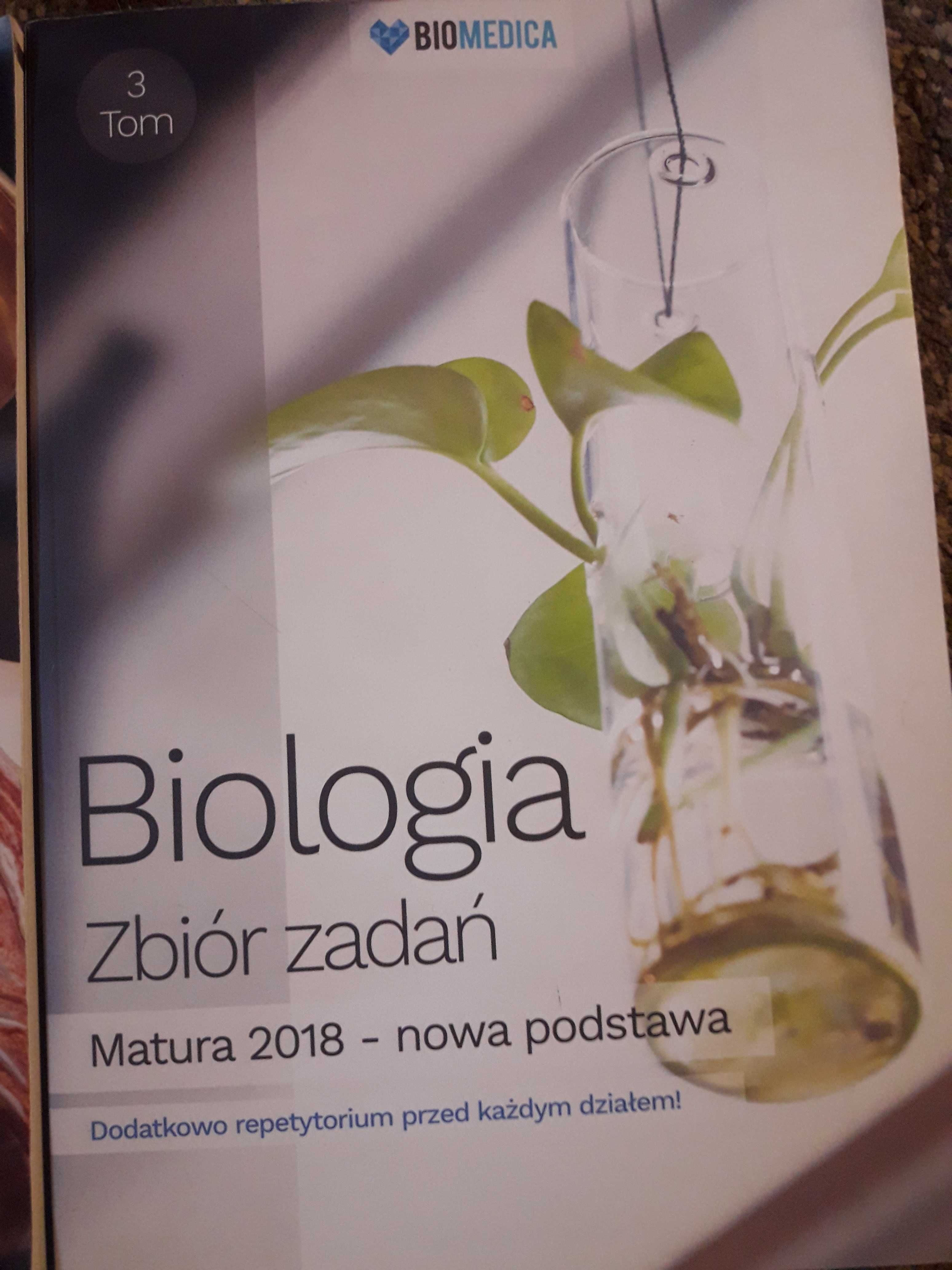 BIOLOGIA - zbiór zadań matura - z repetytorium przed każdym działem