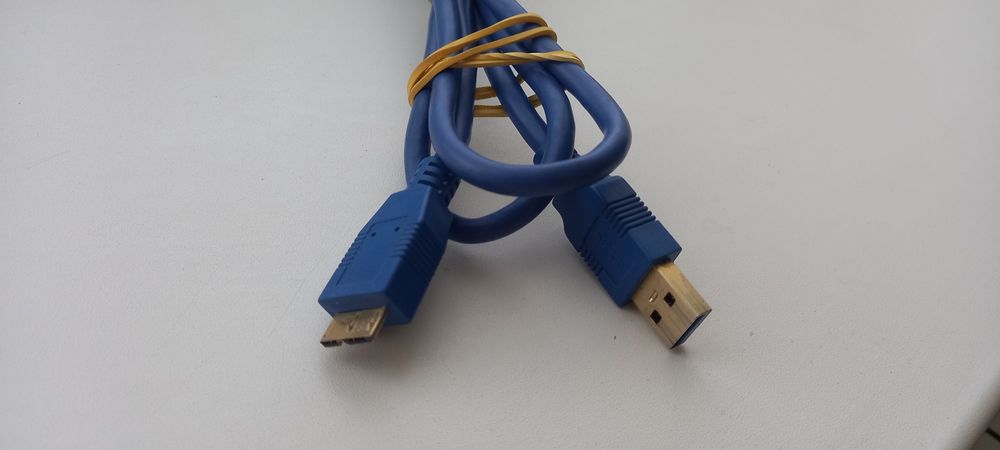 Кабель для внешнего жесткого диска USB 3.0 HDD Micro-B Type-A 1.5м