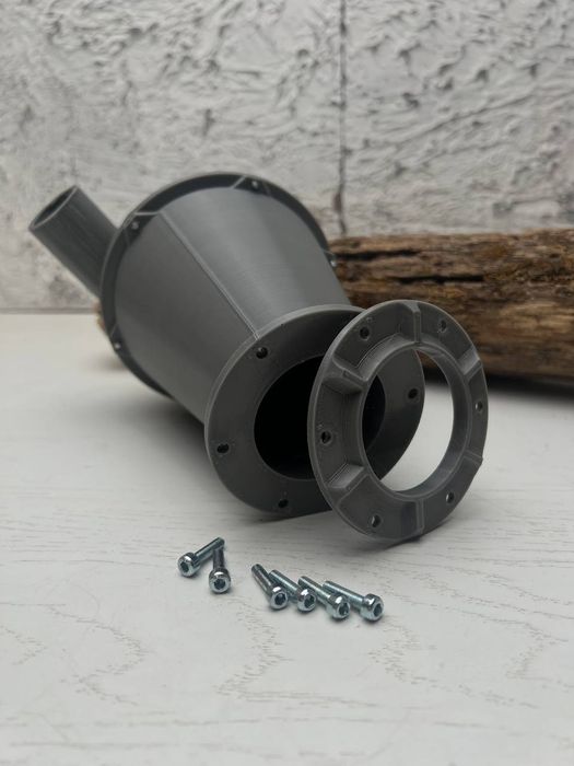 Циклон будівельний для пилососа, на відро, на бочку.