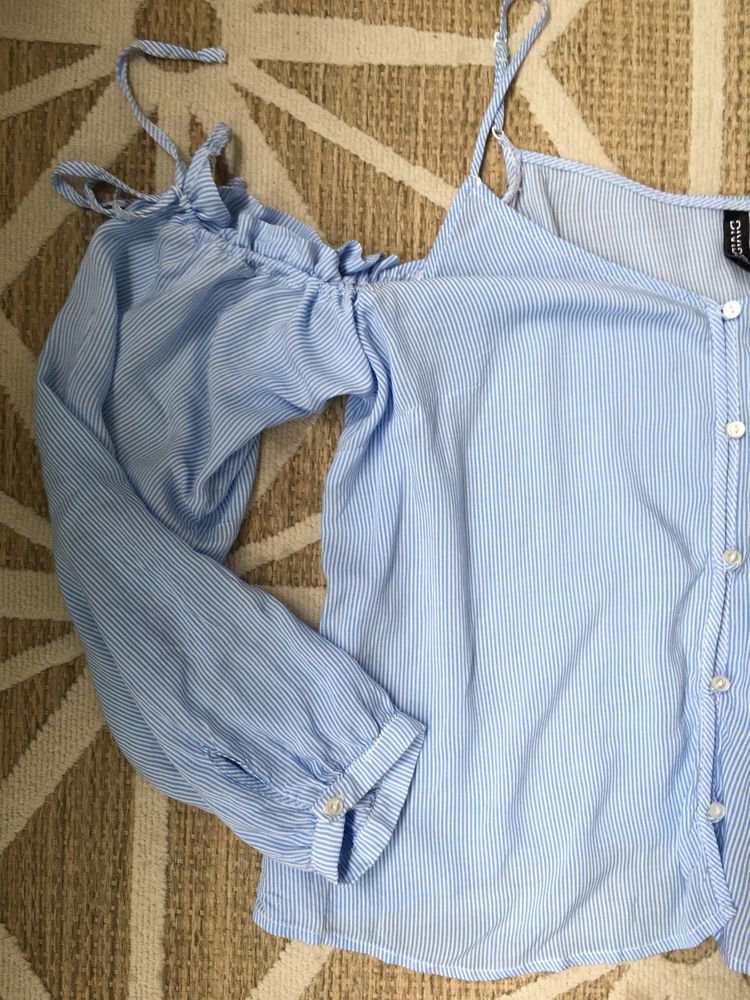 Bluzka H&M błękitna