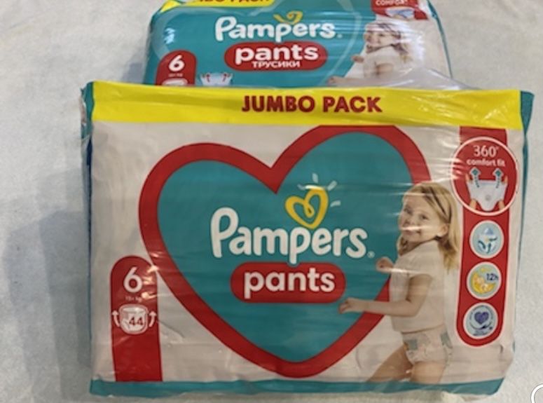 Подгузники-трусики детские Pampers Pants , размер 6 (84 шт)