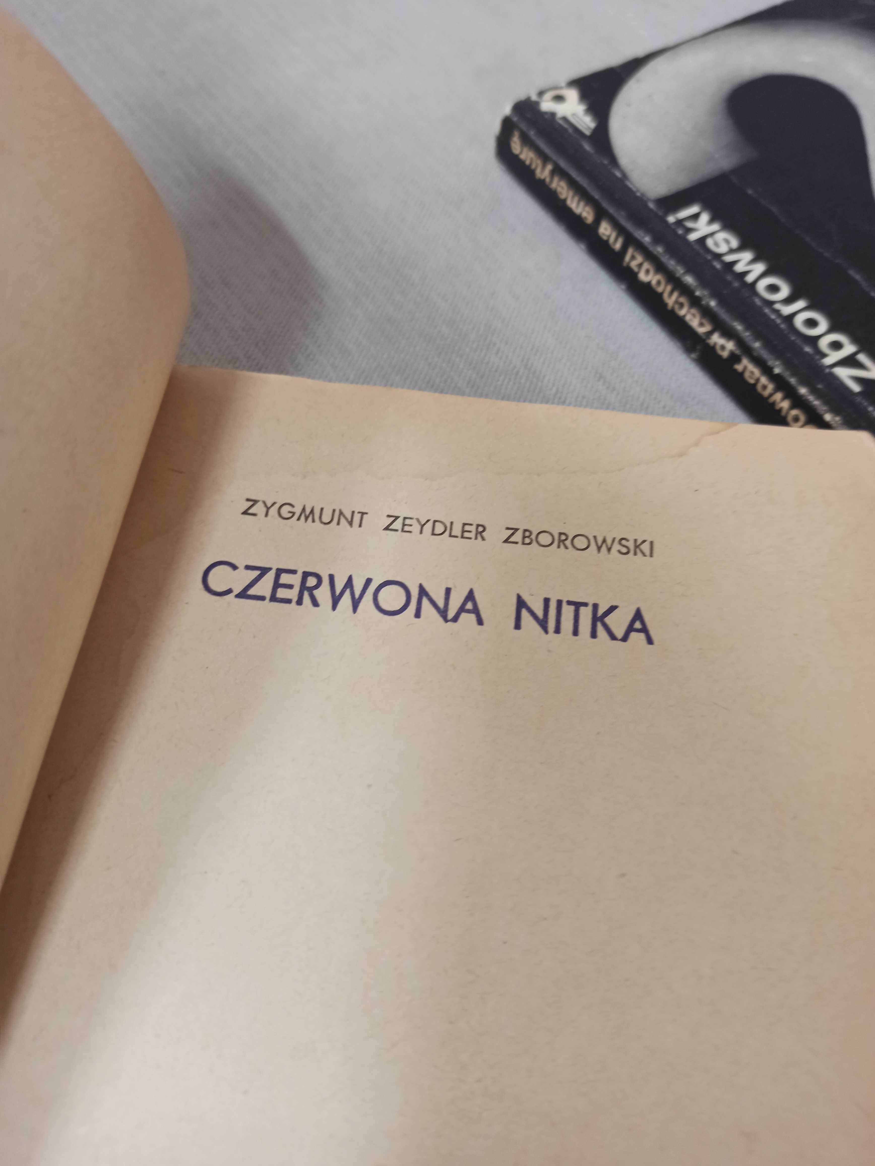 Czerwona nitka + drugi tytuł Z.Zeydler Zborowski