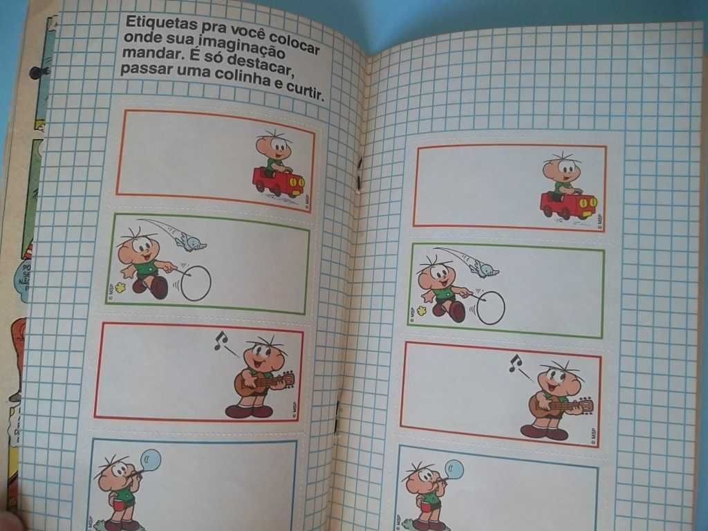 Revistas Mônica e Cebolinha com brindes