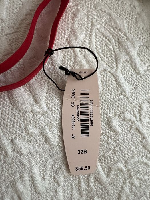 Бюстгалтер красный Victorias Secret