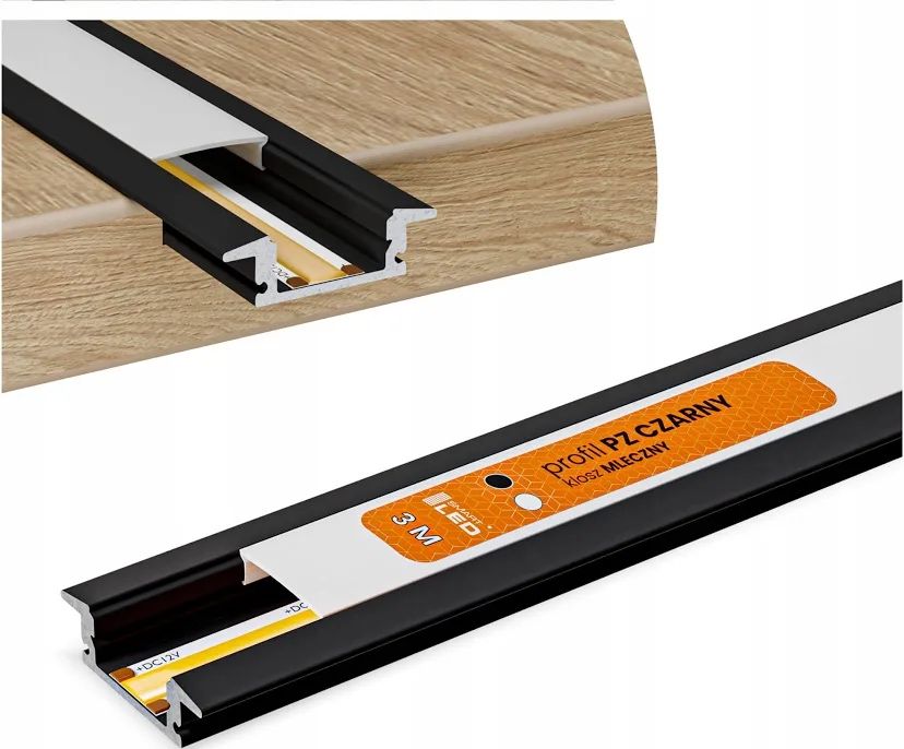 Profil Led Czarny 3M