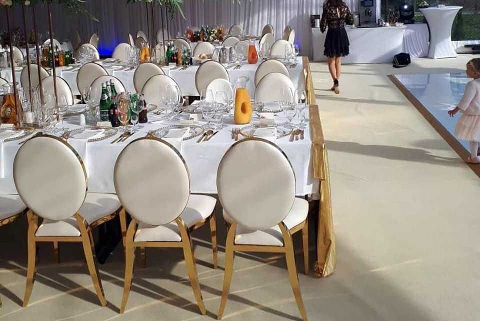 Krzesło Glamour weselne amerykańskie sprzedaż, krzesło na sale weselną