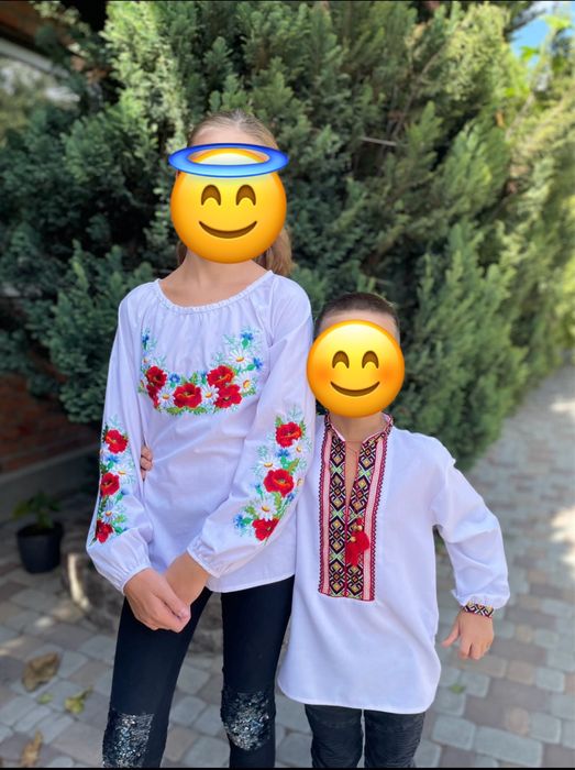 Вишиванка для дівчинки 146 до 160 і хлопчика 128 до 134