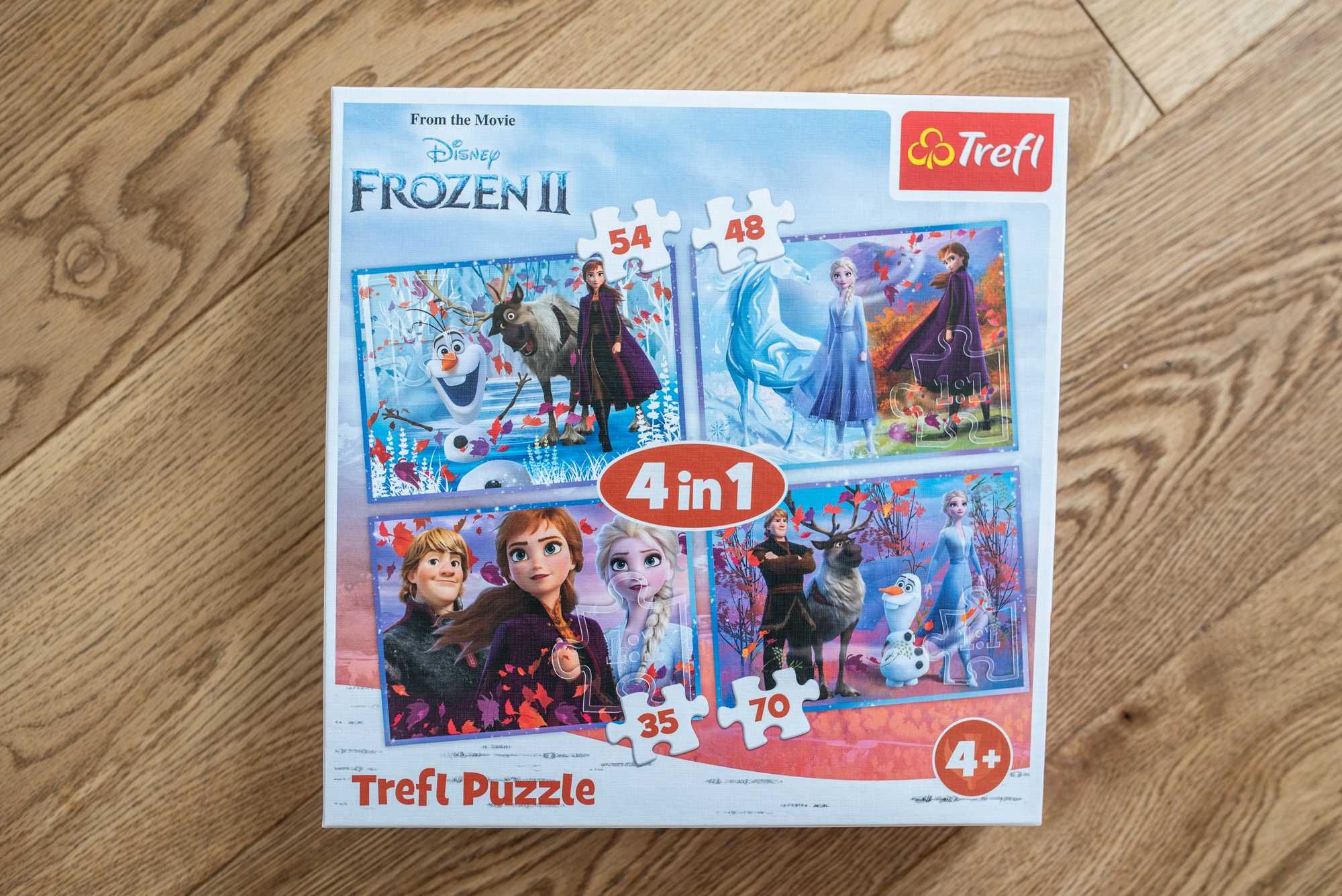 Puzzle Masza i niedźwiedź, Frozen, Psi Patrol/Paw Patrol 20-70 el.