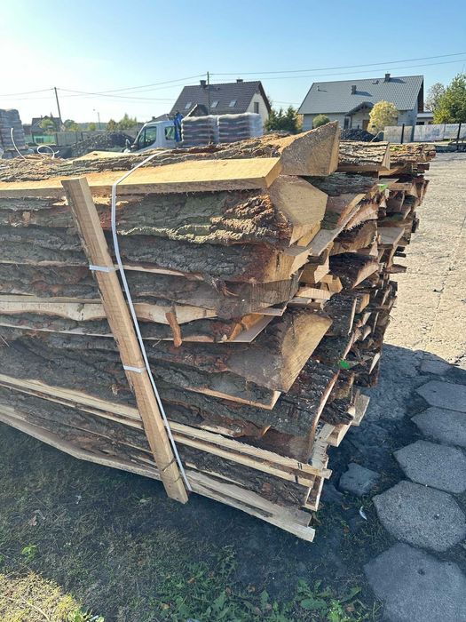 Drewno opałowe dębina grube 3,6 m na palecie 500 zł za paczkę