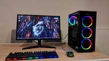 Zestaw Do Gier i7 8x4.2GHz/Ram-16GB/Grafika-4GB/SSD+1TB/LG 24' LED IPS