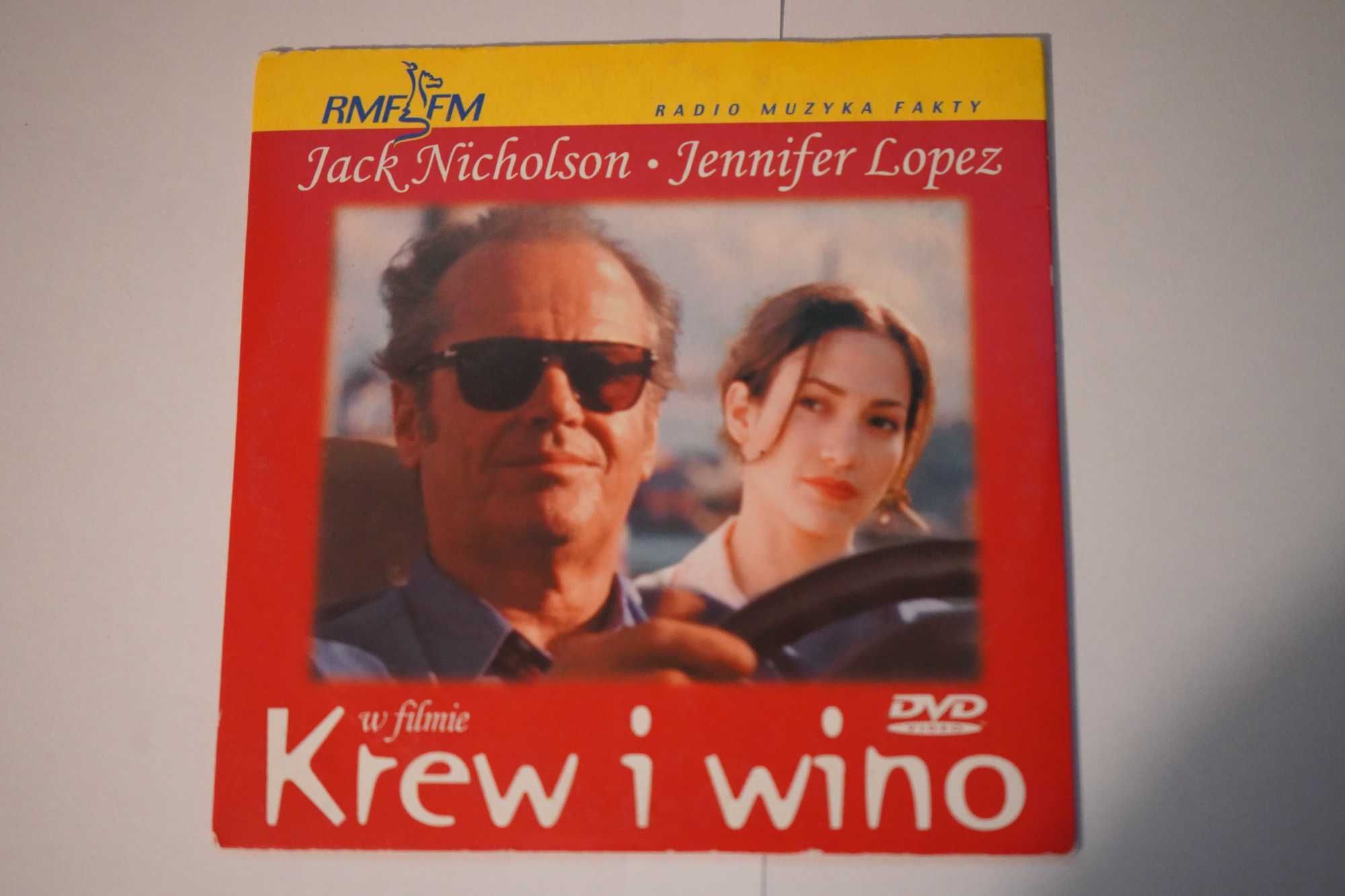 dvd krew i wino Jack Nicholson Jennifer Lopez