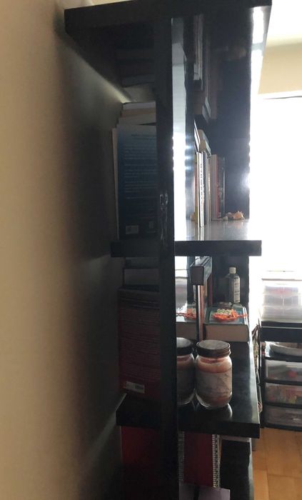 Estante preto brilhante - Baixa de preço