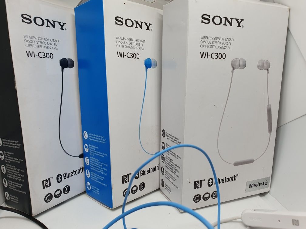 Безпровідні навушники Sony WI-C300 NFC Bluetooth