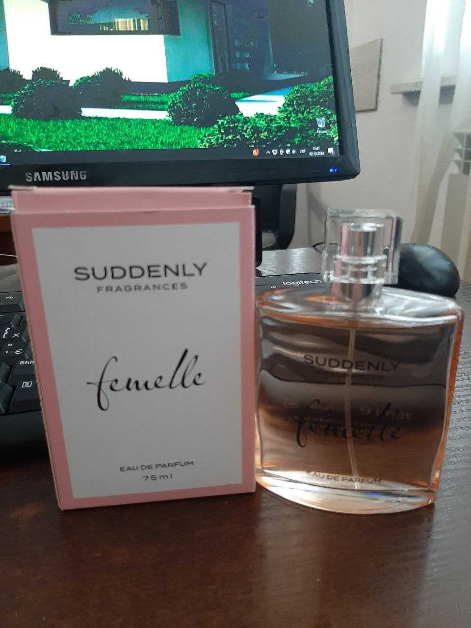 Парфуми для жінок Suddenly parfum Mix 4 Sorten 75ml Німеччина