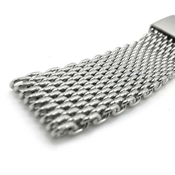 Shark Mesh кольчужний браслет годинника 18 20 22 24 Кольчуга ремінець
