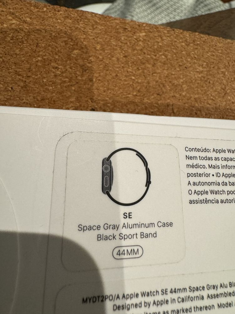 Apple watch SE 44m space gray aluminium