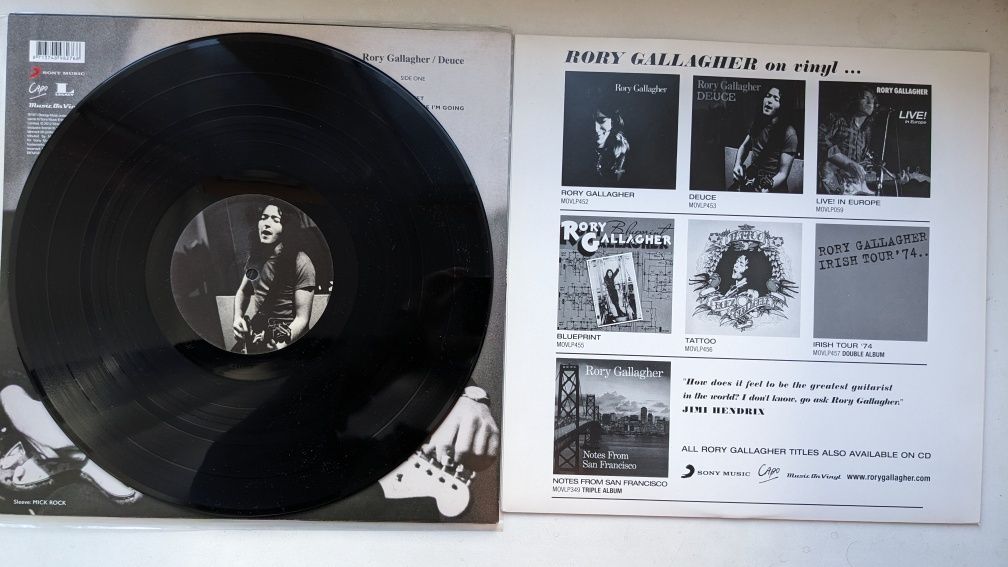 Rory Gallagher - Deuce 1971 LP пластинка вініл