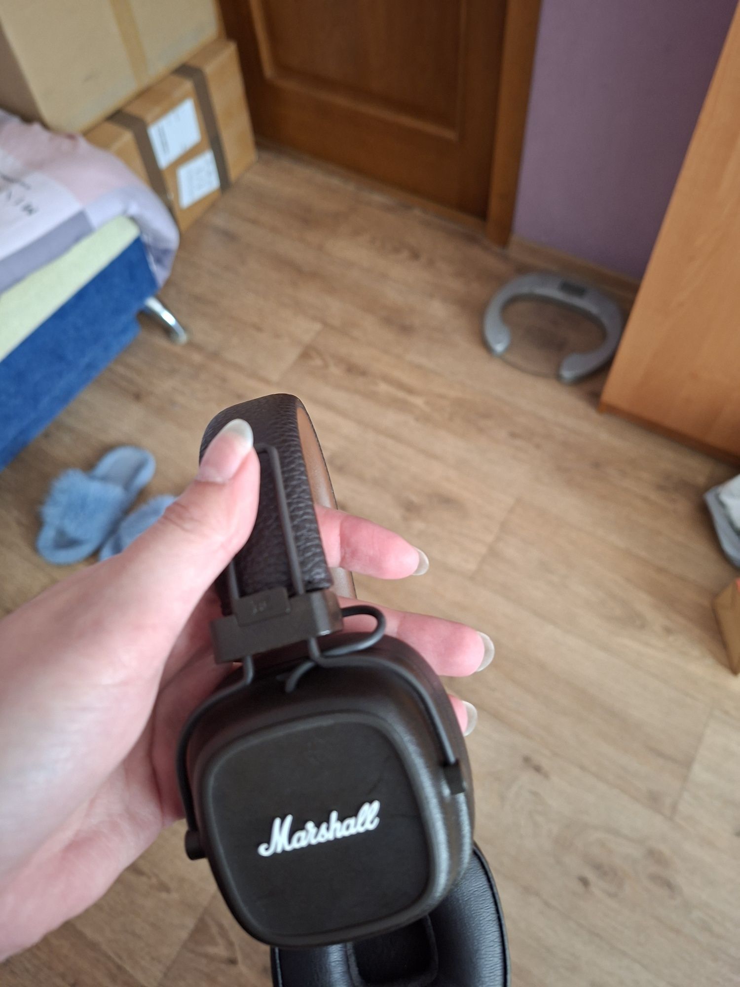 Навушники накладні бездротові Marshall Major IV Bluetooth Brown (Б/У)