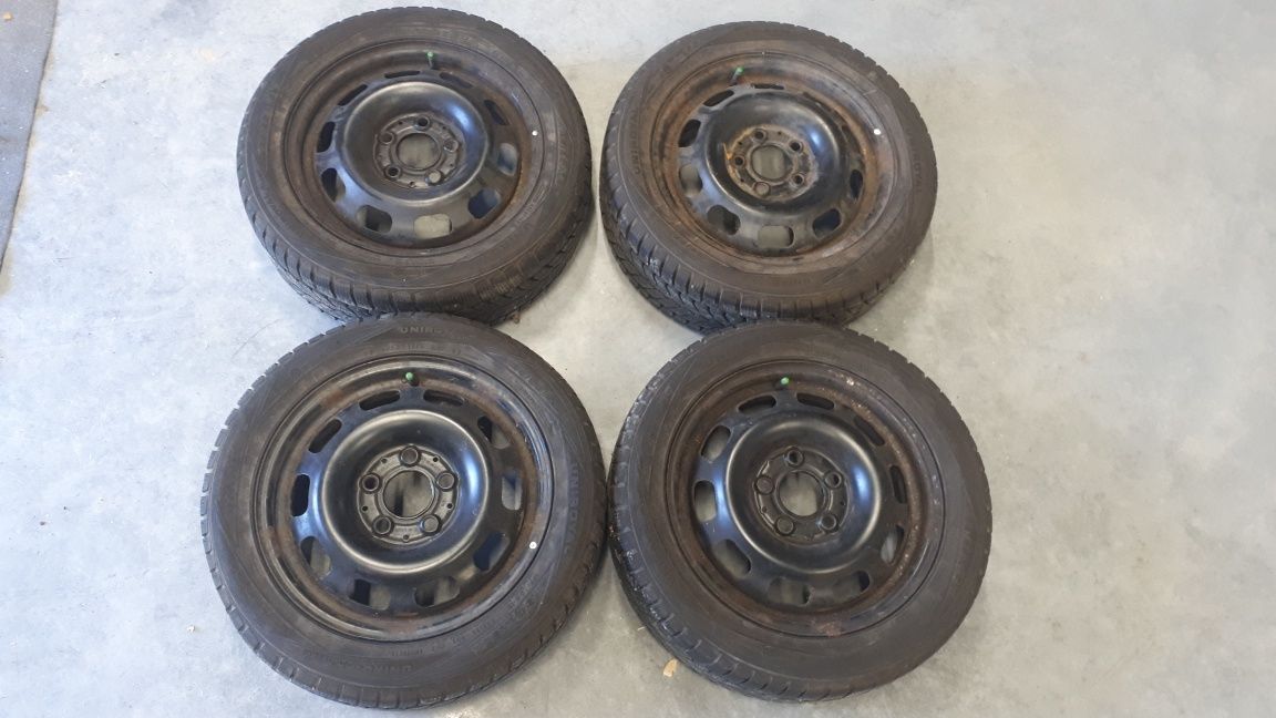4 koła z oponami zimowymi 185/55 R15