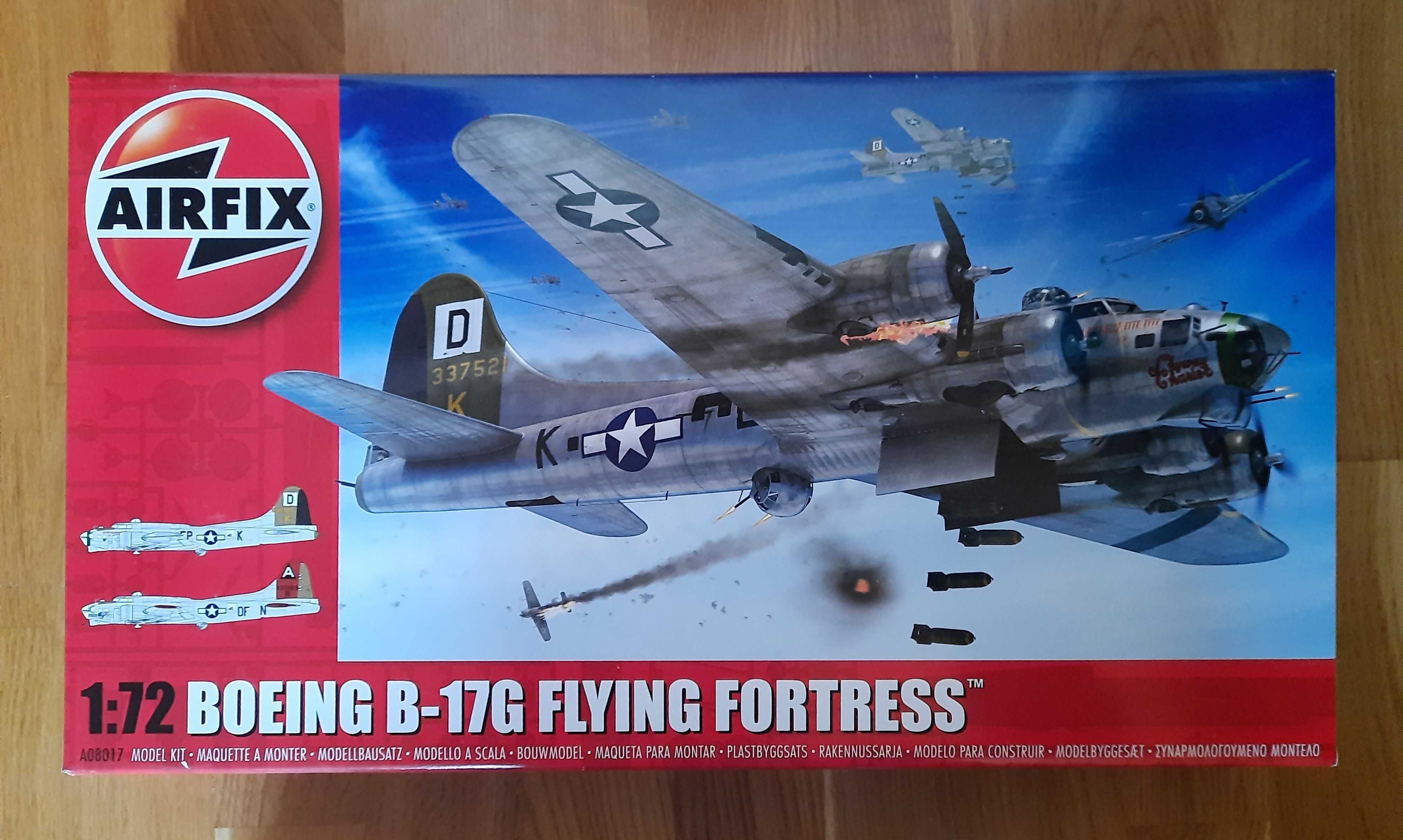 Model do sklejania Airfix Boeing B-17G Flying Fortress skala 1/72