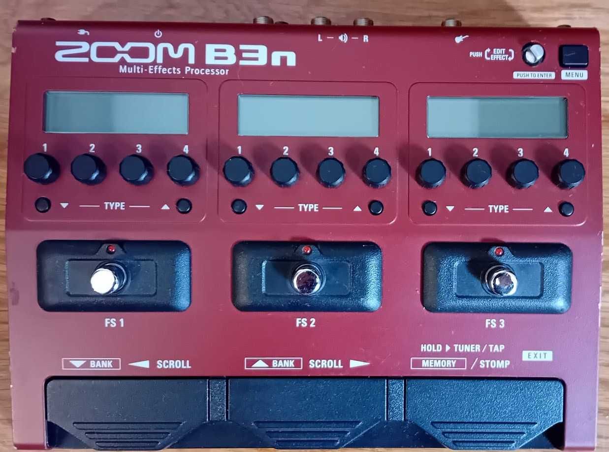 Pedaleira de Multi-efeitos ZOOM B3N (Baixo)