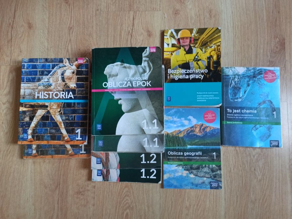 Książki do klasy 1 technikum/liceum