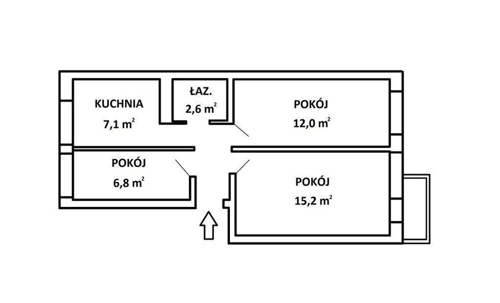3 pokojowe mieszkanie na wynajem blisko centrum od zaraz