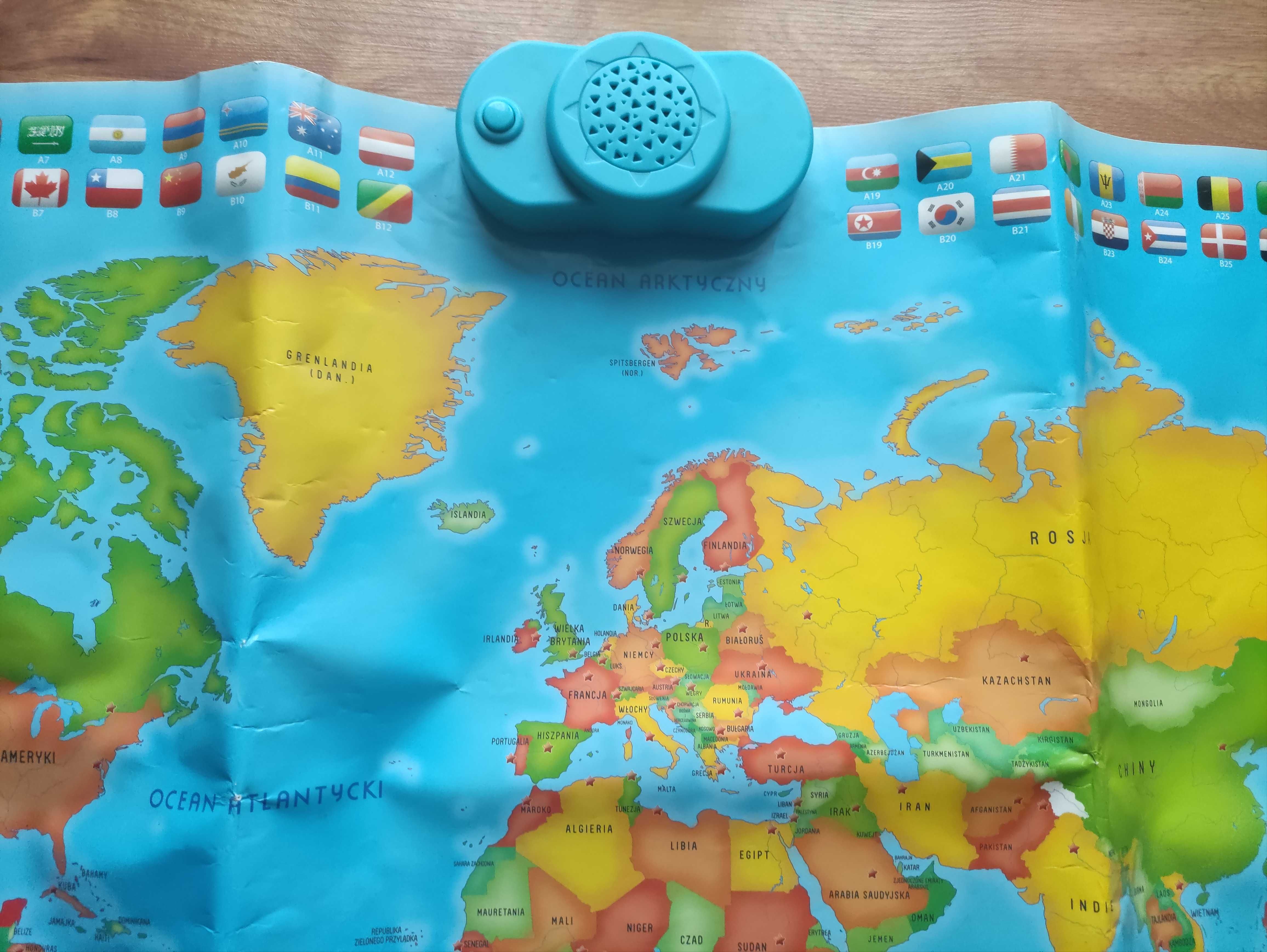 Interaktywna mapa świata 6+