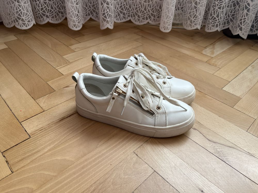 Białe buty sneakersy damskie Jenny Fairy rozmiar 39