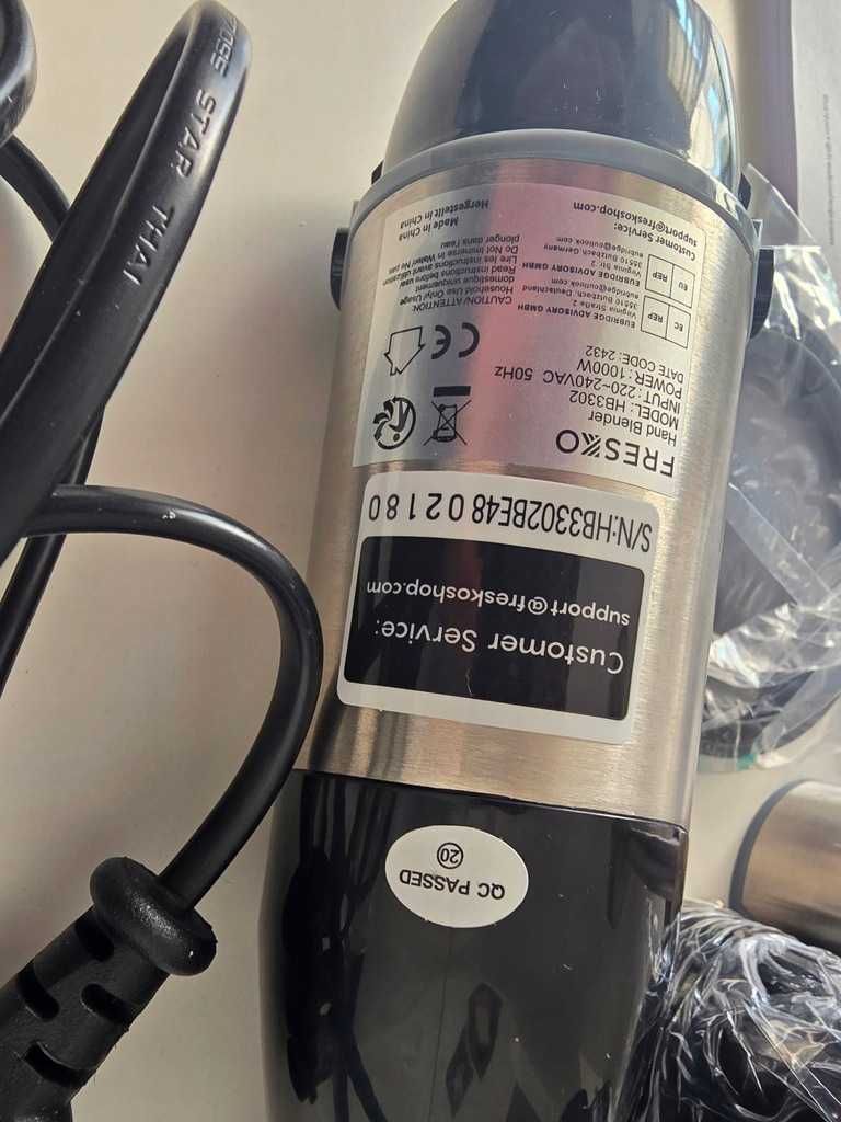 Blender ręczny Fresko  1000 W czarny