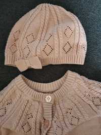 Sweter i czapka 3-6 miesięcy