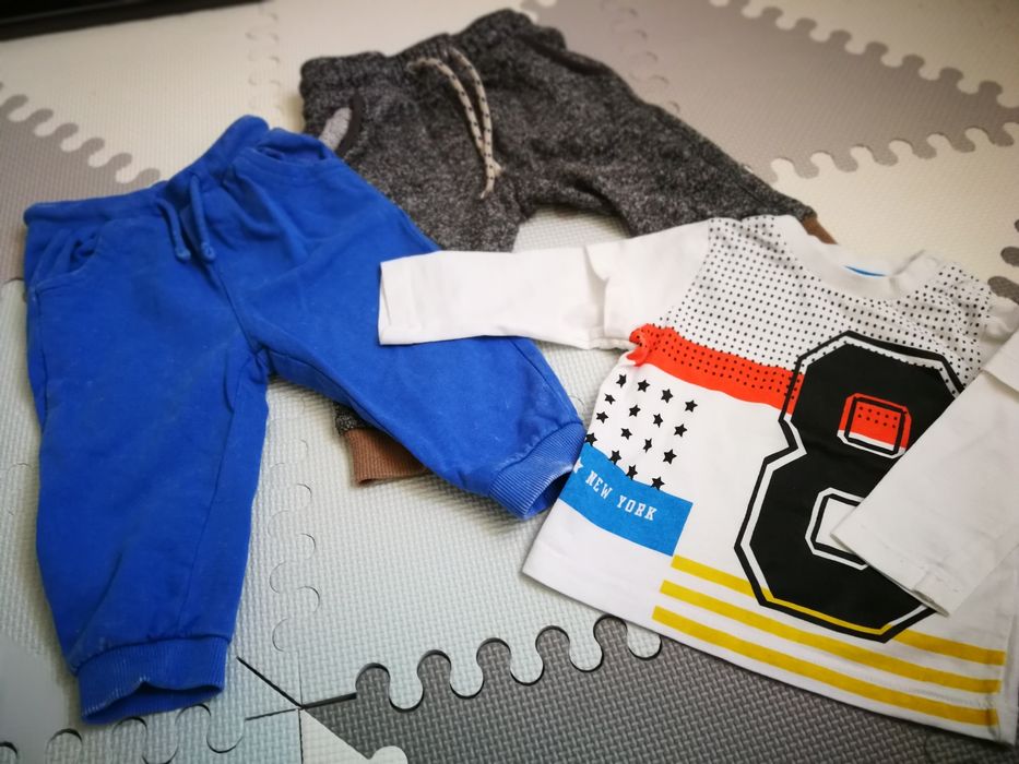 Zestaw spodenki plus koszulka 68/74