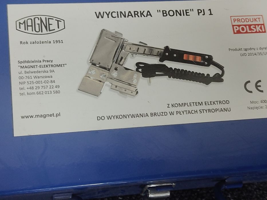 Wycinarka do "Boni" z kompletem elektrod do wykonywania bruzd