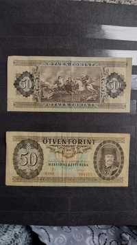 Dwa banknoty 50 forintów