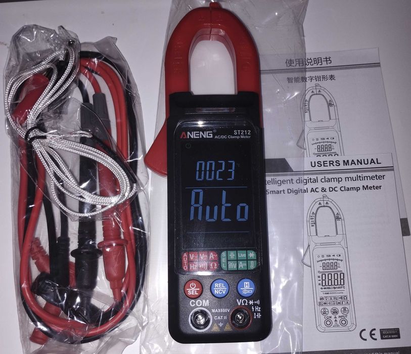 Струмові кліщі/мультиметр Aneng ST-212