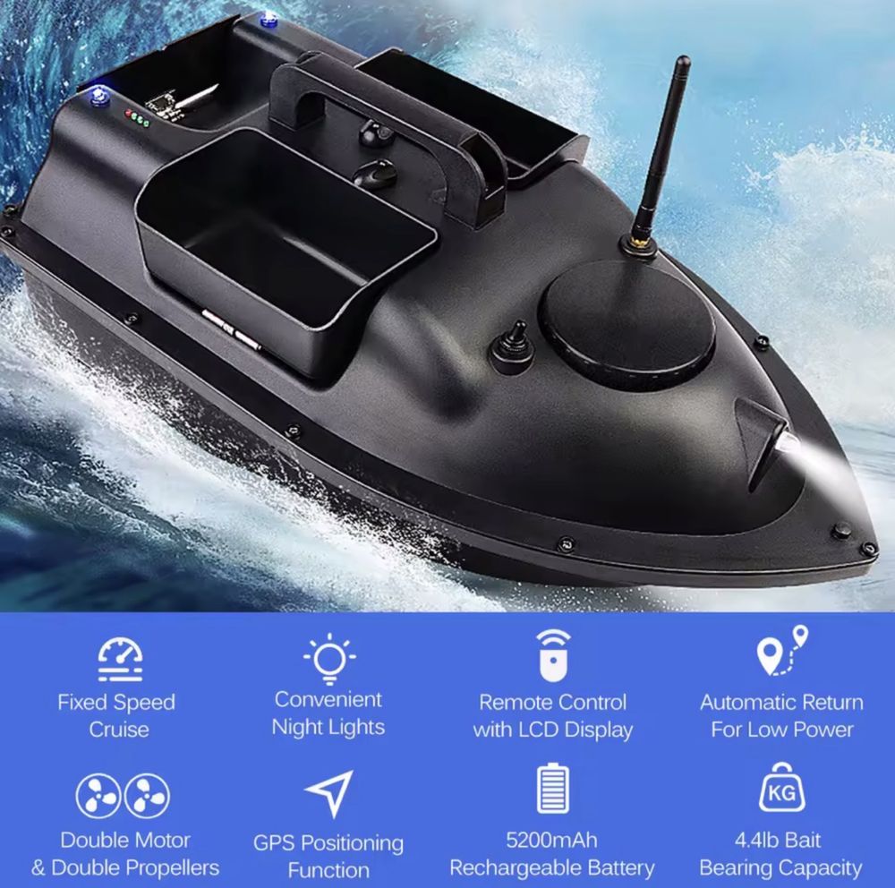 Łódka zanętowa V018 GPS