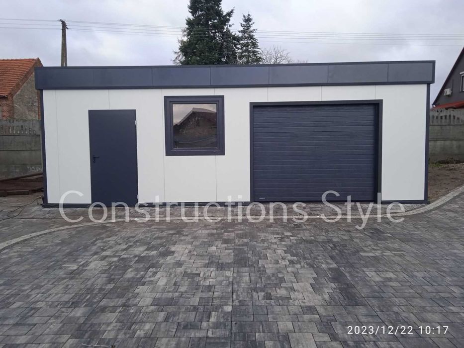 PRODUCENT! Garaż ocieplany z płyty warstwowej kontener pawilon blaszak