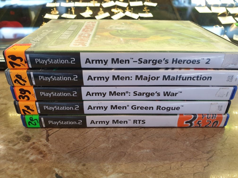 Ps2 Army Men Sarge's Heroes 2 War Rts Green Rogue Major Malfunction