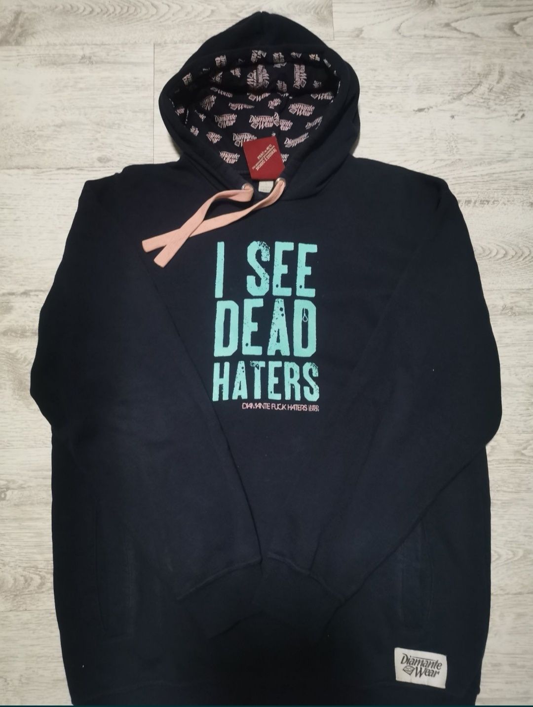 Bluza z kapturem L 100% bawełna - I see dead haters Diamante Wear
