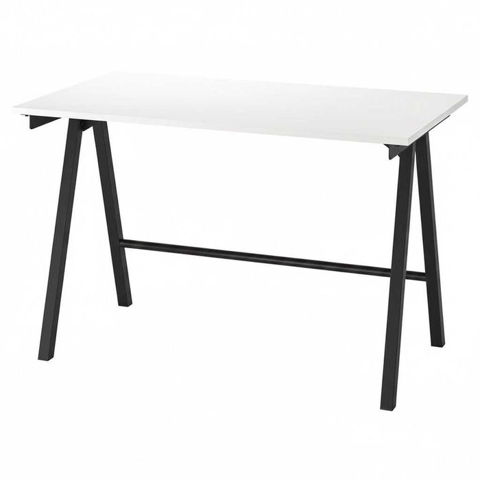 Biurko, biały/antracyt