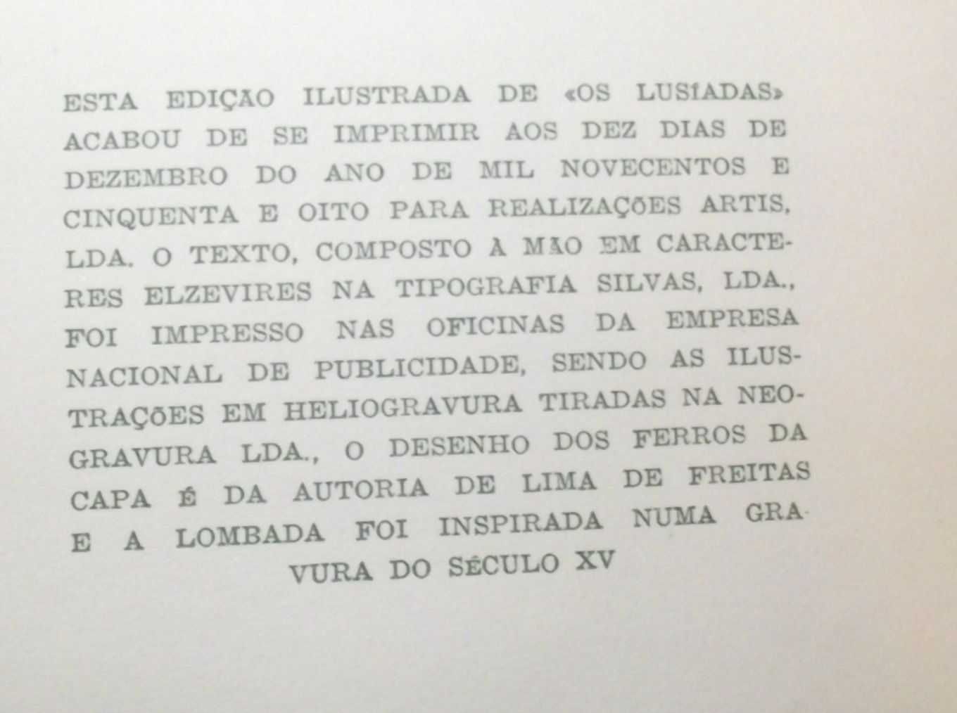 Livro os Lusiadas Edição Especial