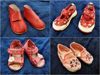 Zestaw butów dla dziewczynki r. 22 buty, buciki, trzewiki, kapcie