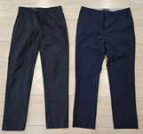 2 pary eleganckich granatowych spodni Coolclub i Reserved roz.146