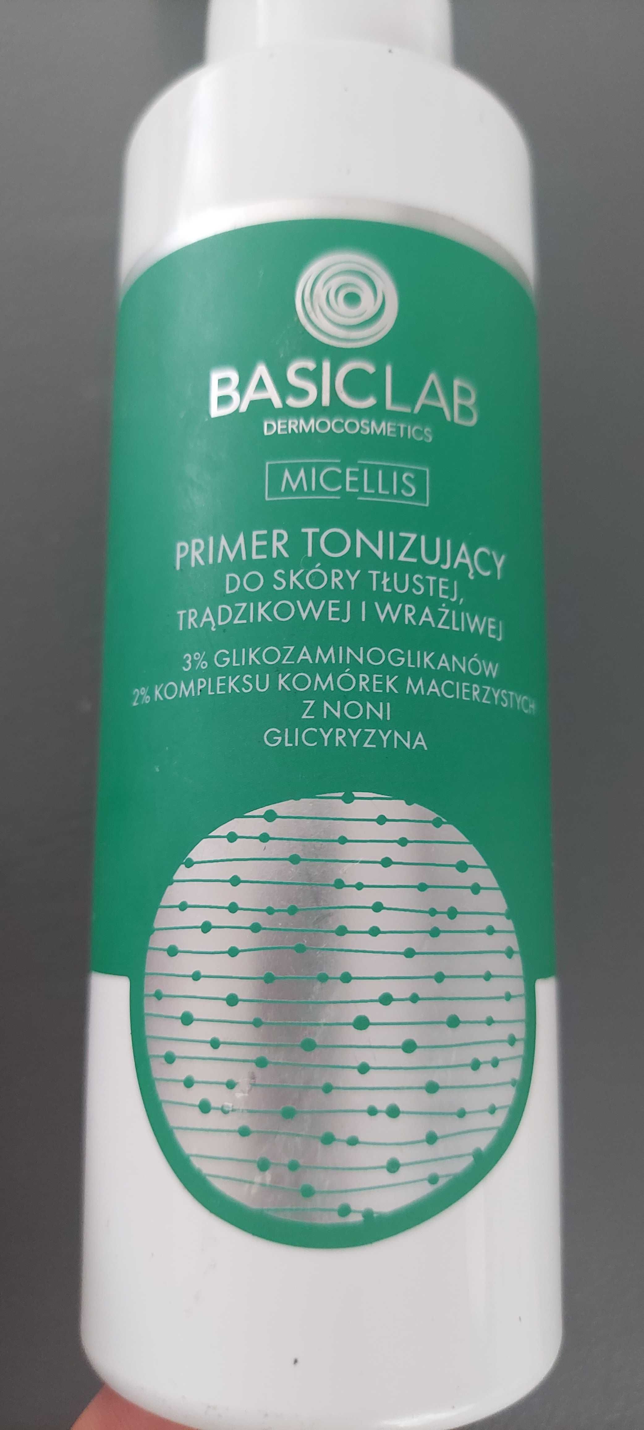 Basiclab micellis primer tonizujący 150ml nowy cera tłusta trądzikowa