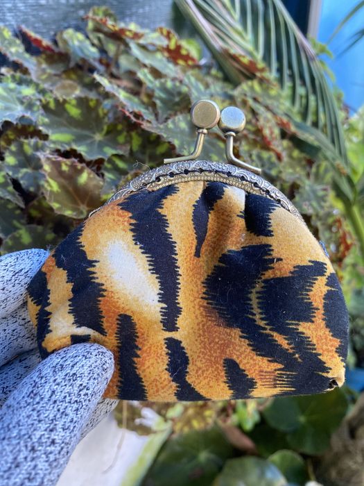 Porta niquel moedas onça bolsa mão