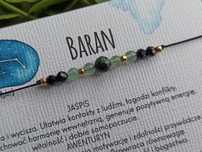 Baran bransoletka na szczęście, kamienie amulet