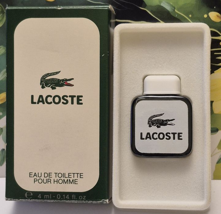 Lacoste edt pour homme 4 ml, miniatura vintage