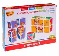 Klocki Magnetyczne Farma, Smily Play