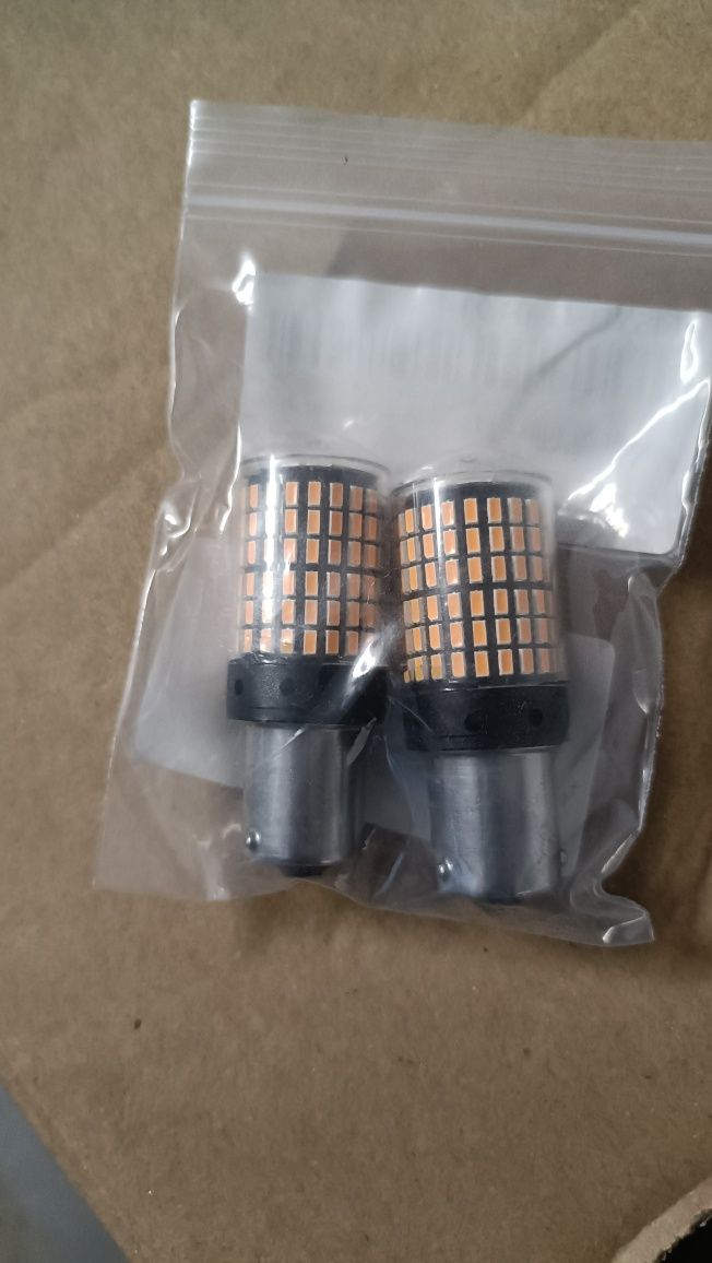 Żarówki led PY21 pomarańczowe